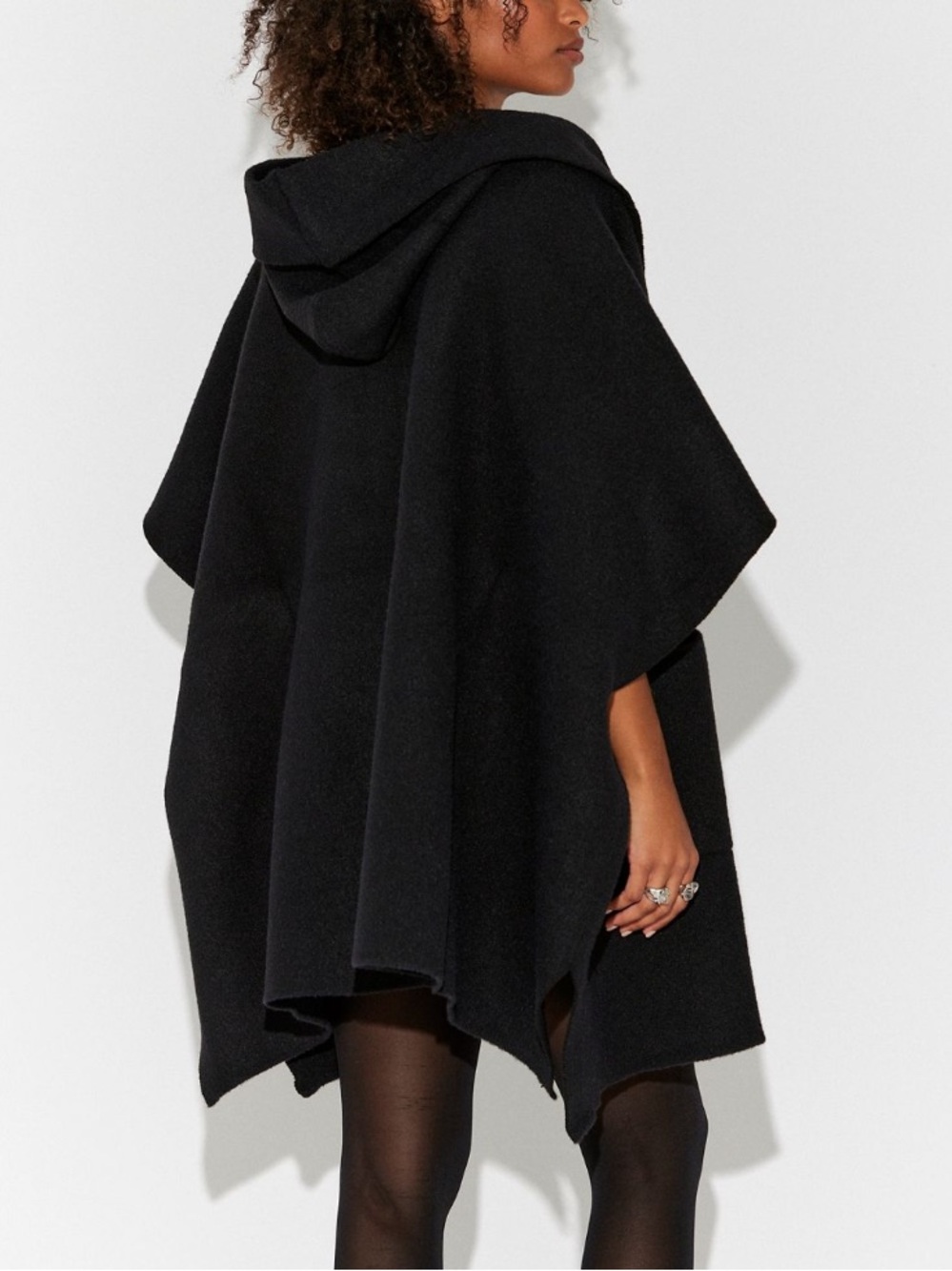 Free people Hooded Cape Sweater